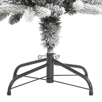 Vidaxl Árbol De Navidad Artificial Estrecho Con Nieve Pvc Y Pe 180 Cm_5