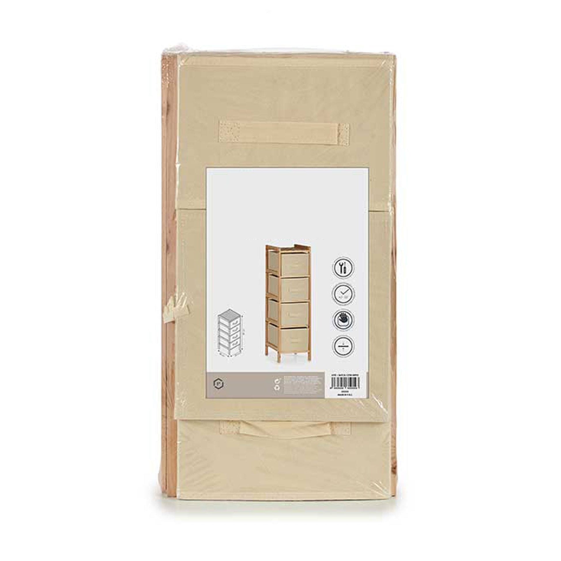 Mueble 4 Cajones Color Crema - Colección Kipit_3