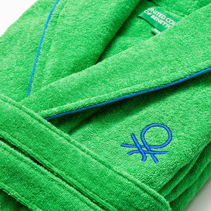 Albornoz L/xl 360gsm 100% Algodón Verde Rainbow_4