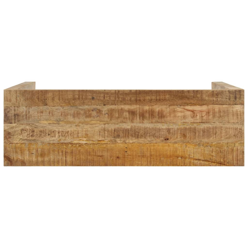 Mesa Consola De Madera De Mango Rugosa 110x35x76 Cm_1