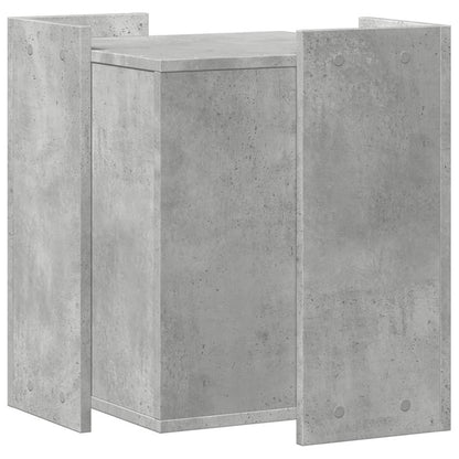 Vidaxl Mueble Arenero De Gatos Madera Gris Hormigón 42x42x51 Cm_5