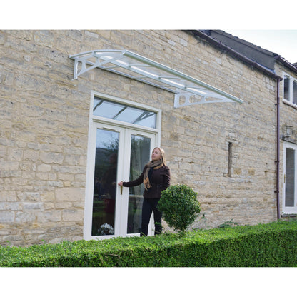 Marquesina para puerta Bordeaux 2224x140 cm