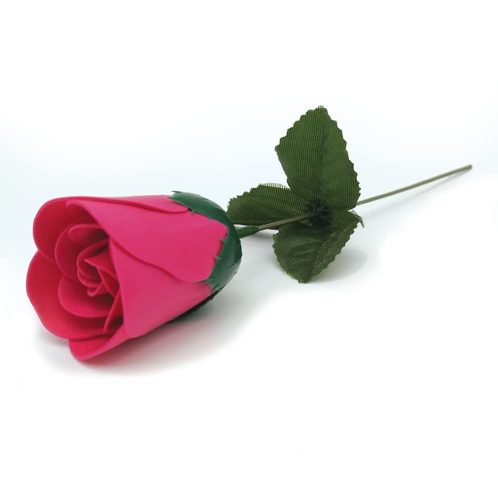 3 Rosas Con Pétalos De Jabón Aromático Para Baño Relax (fucsia) - Regalo Original Para Días Especiales - Aroma Atalcado_2