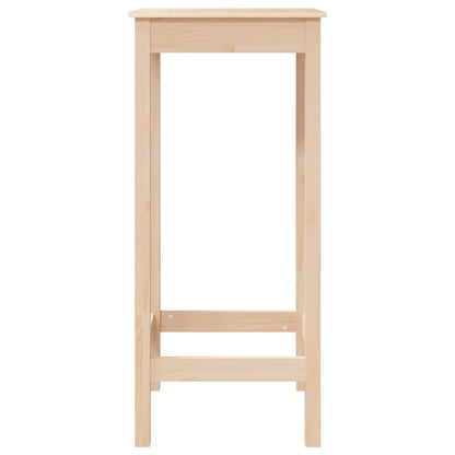 Mesa Alta De Bar Madera Maciza De Pino 50x50x110 Cm_3