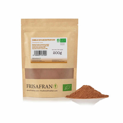 Canela Ceylan En Polvo Ecológica | Calidad | Frisafran 100 G_1