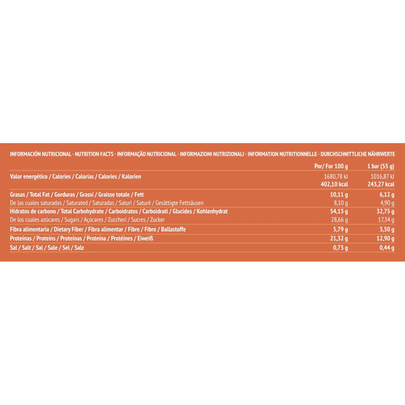 Barrita energética de Mango con dátiles y coco Paleobull 55 g