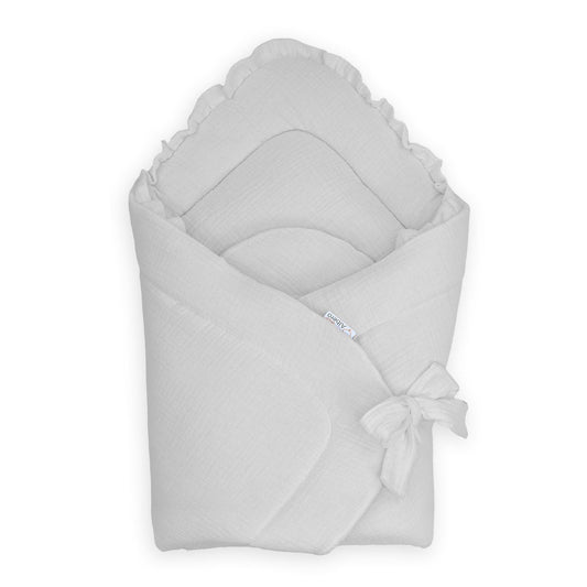 Saco Capazo 4 En 1 Muselina Gris_0