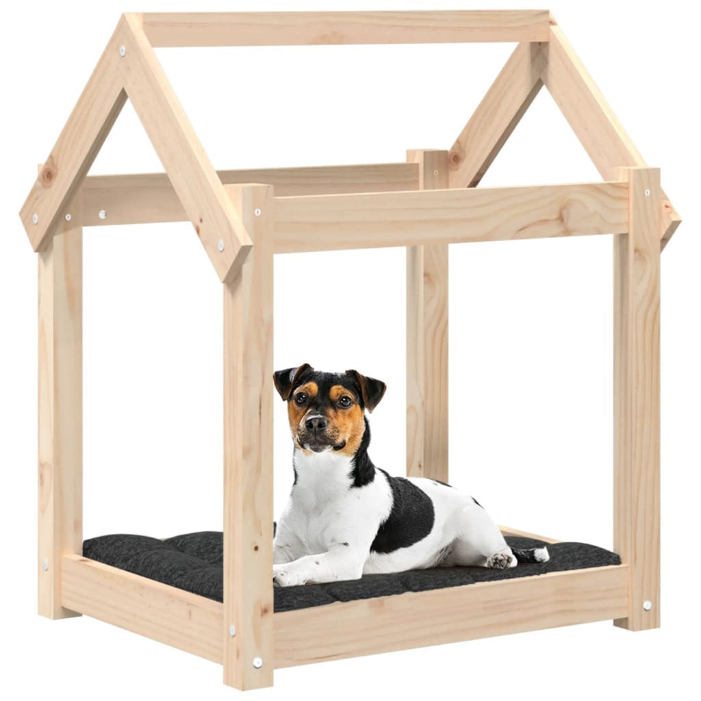 Vidaxl Cama Para Perros Madera Maciza De Pino 61x50x70 Cm_3