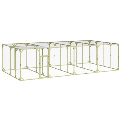 Vidaxl Gallinero Madera Maciza De Pino Impregnada 800x400x200 Cm_0
