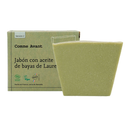 Jabón con aceite de bayas de laurel Comme Avant 100 g