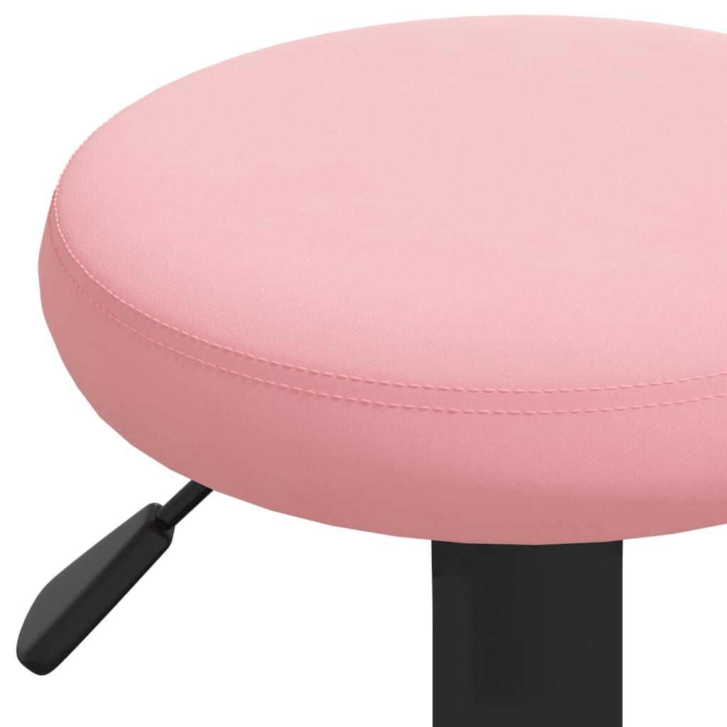 Taburetes De Cocina 2 Unidades Terciopelo Rosa_5