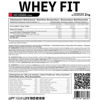 Whey Fit - 2kg - Fresa - Aumenta La Masa Muscular - Masmusculo_4