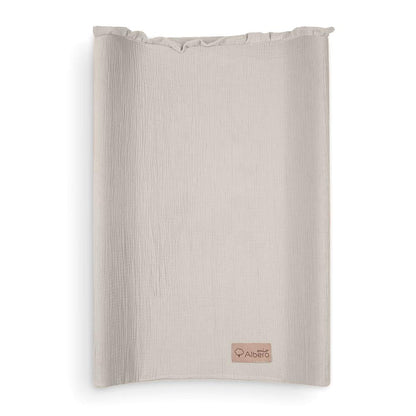 Funda De Cambiador Muselia Algodón 100% Cotton Color Beige_1