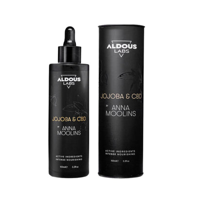 Aceite de Jojoba 100% Puro Enriquecido con CBD, 100 ml. Aldous Labs
