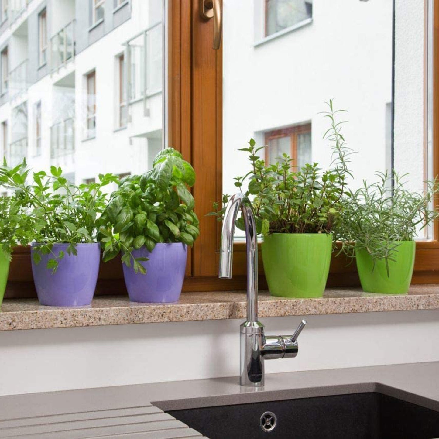 Macetero Magnolia 300 Verde Claro