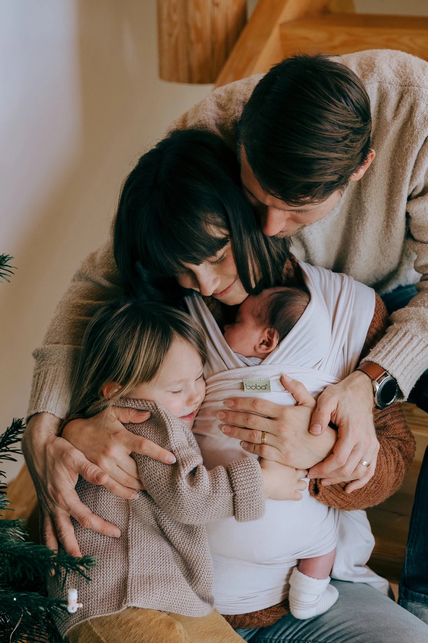 Fular Elástico Portabebé Bambú, Boba Wrap Serenity. Organic Stone_2