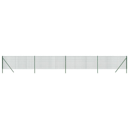 Cerca De Alambre De Acero Galvanizado Verde 1,1x10 M / Vetonek_3
