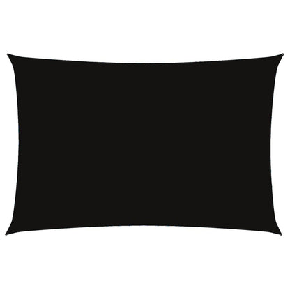 Vidaxl Toldo De Vela Rectangular Tela Oxford Negro 2x4 M_0