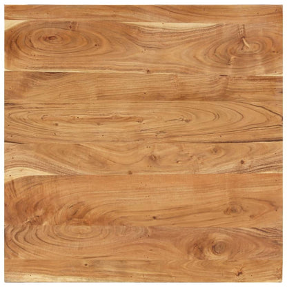 Mesa De Centro De Madera Maciza De Acacia 80x80x40 Cm_4