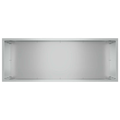 Macetero De Jardín Plateado 80 X 40 X 50 Cm Acero Galvanizado_3