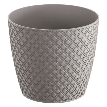 Maceta Orient 5,4l., Dimensiones (mm) 218x218x193, Color Gris Piedra