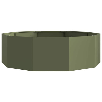 Jardinera Verde Oliva 120 X 120 X 35 Cm Acero_4