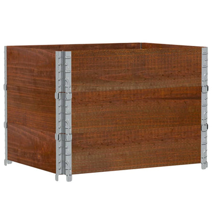 Jardinera De Madera Maciza De Pino Marrón 80x60 Cm_4