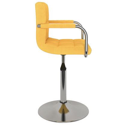 Taburete De Cocina De Tela Amarillo_2