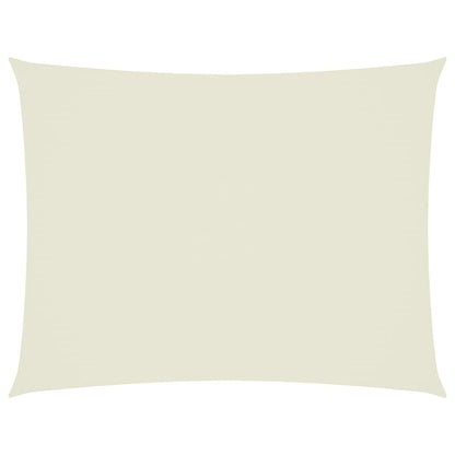 Vidaxl Toldo De Vela Rectangular Tela Oxford Color Crema 6x8 M_0