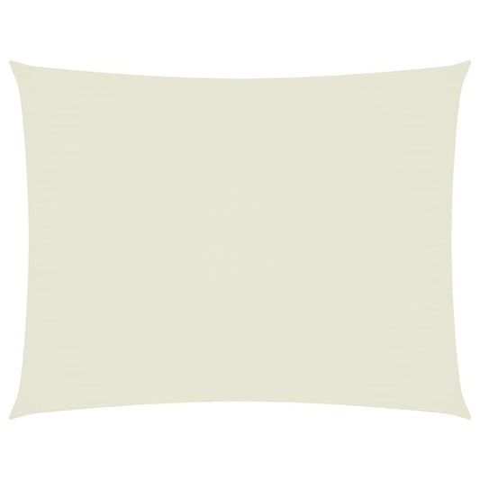 Vidaxl Toldo De Vela Rectangular Tela Oxford Color Crema 6x8 M_0