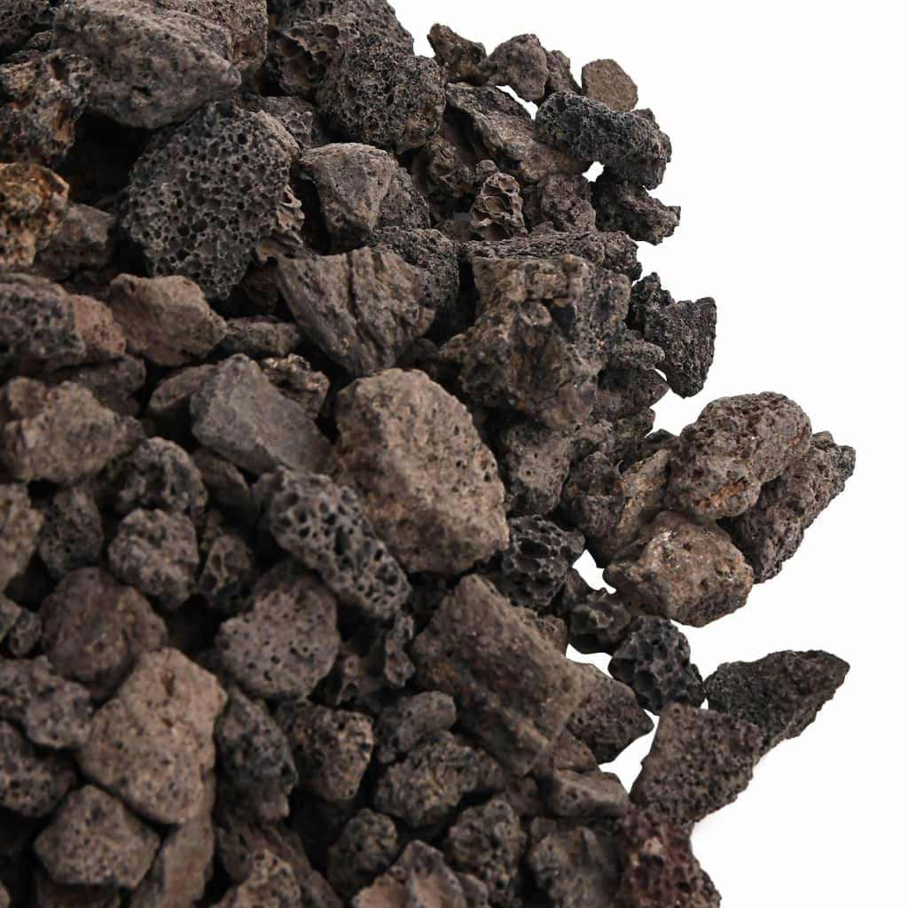 Vidaxl Rocas Volcánicas Negras 10 Kg 1-2 Cm_3