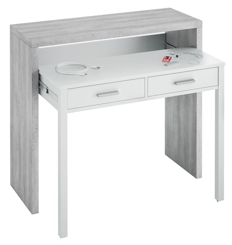 Consola Escritorio Cemento_1