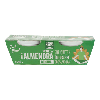 Postre de Almendra NaturGreen, 2 X 125 g