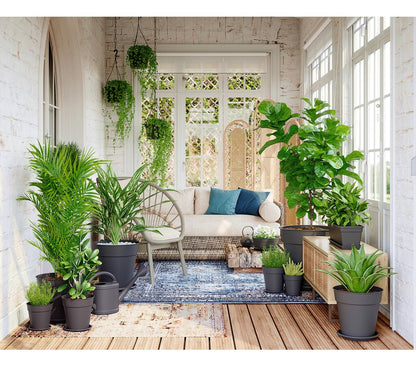 Artevasi Macetero Madagascar Terracota 13 Cm De Plástico Reciclado_1