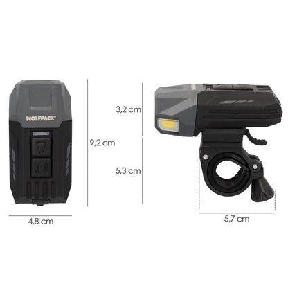 Luz Led Frontal Para Bicicleta / Patinete 800 Lumenes (7 Modos) Bateria Recargable Usb_1