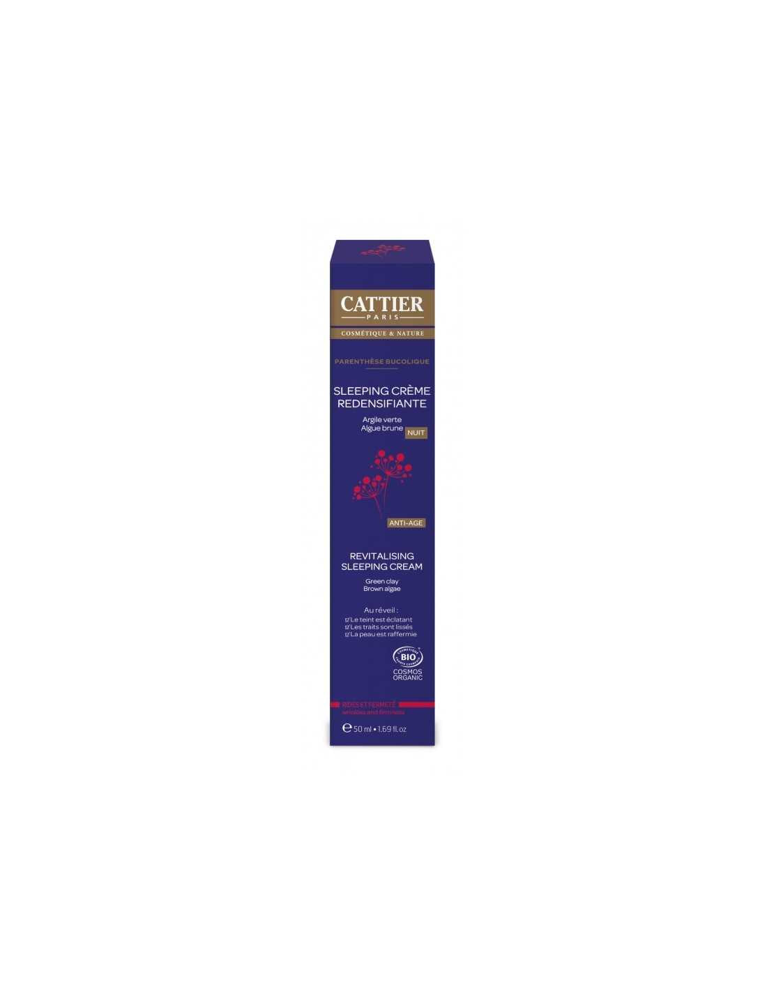 Sleeping Cream Redensificante Arrugas Firmeza Bio - Cattier_0