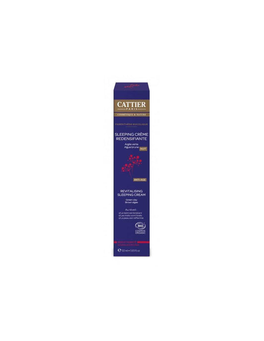 Sleeping Cream Redensificante Arrugas Firmeza Bio - Cattier