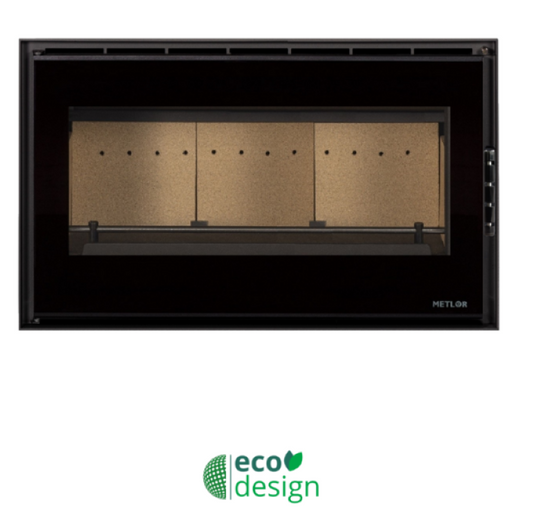 Insertables Con Ventilación A Leña Metlor Modelo Elos 98 Vitrus_0