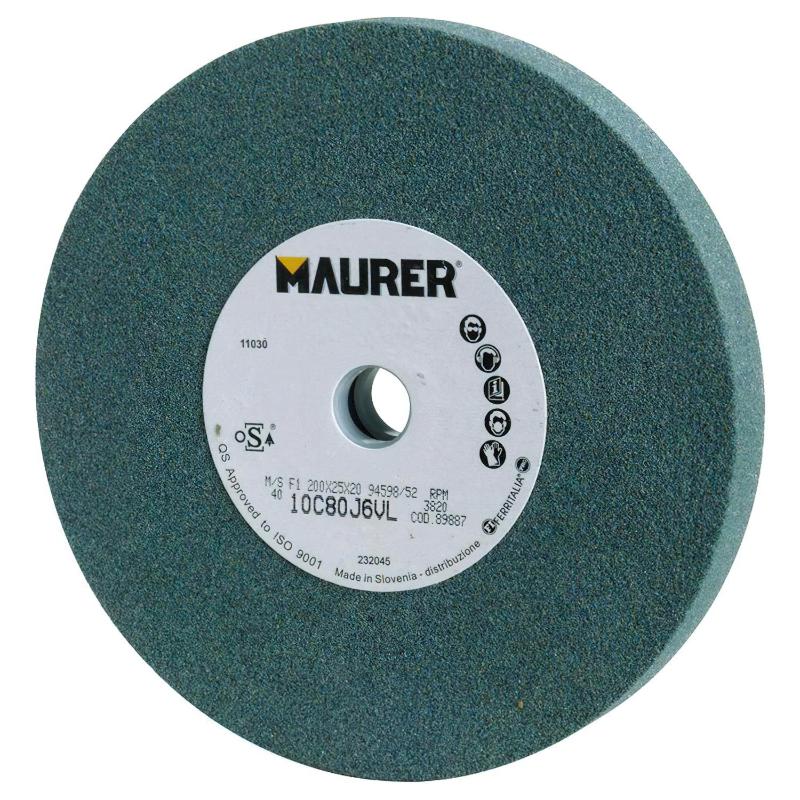 Muela Maurer Carburo De Silicio 200x25x20 Mm. Grano 80_0