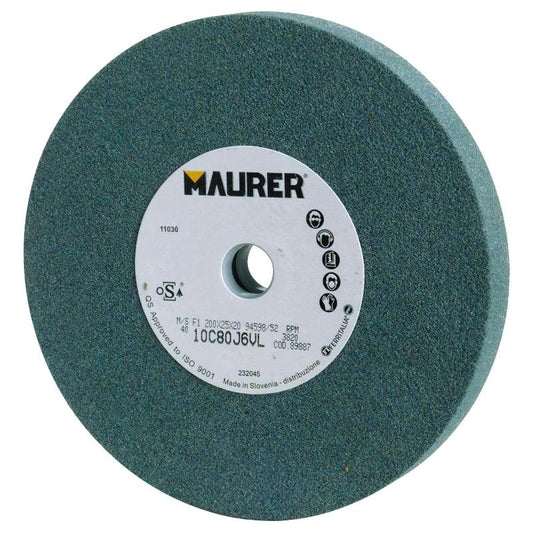 Muela Maurer Carburo De Silicio 200x25x20 Mm. Grano 80_0