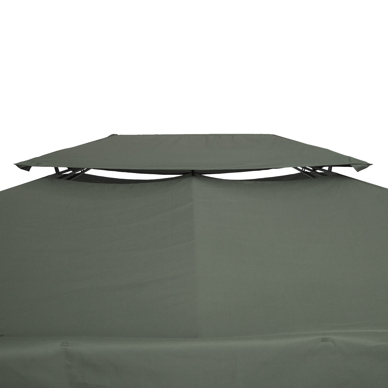 Outsunny Techo De Repuesto 4x3 M Para Cenador Jardín Exterior 2 Niveles Gris_4