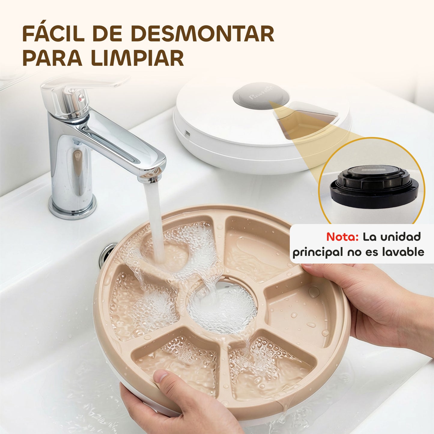 Pawhut Comedero Automático Para Gatos Y Perros Con Temporizador Paquete De Hielo_4