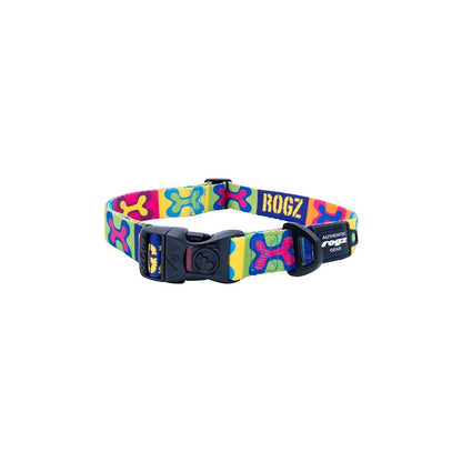 Collar Para Perro, Modelo Fusion De Rogz, Estampado Pop Art. Talla L (21-40kg)_3