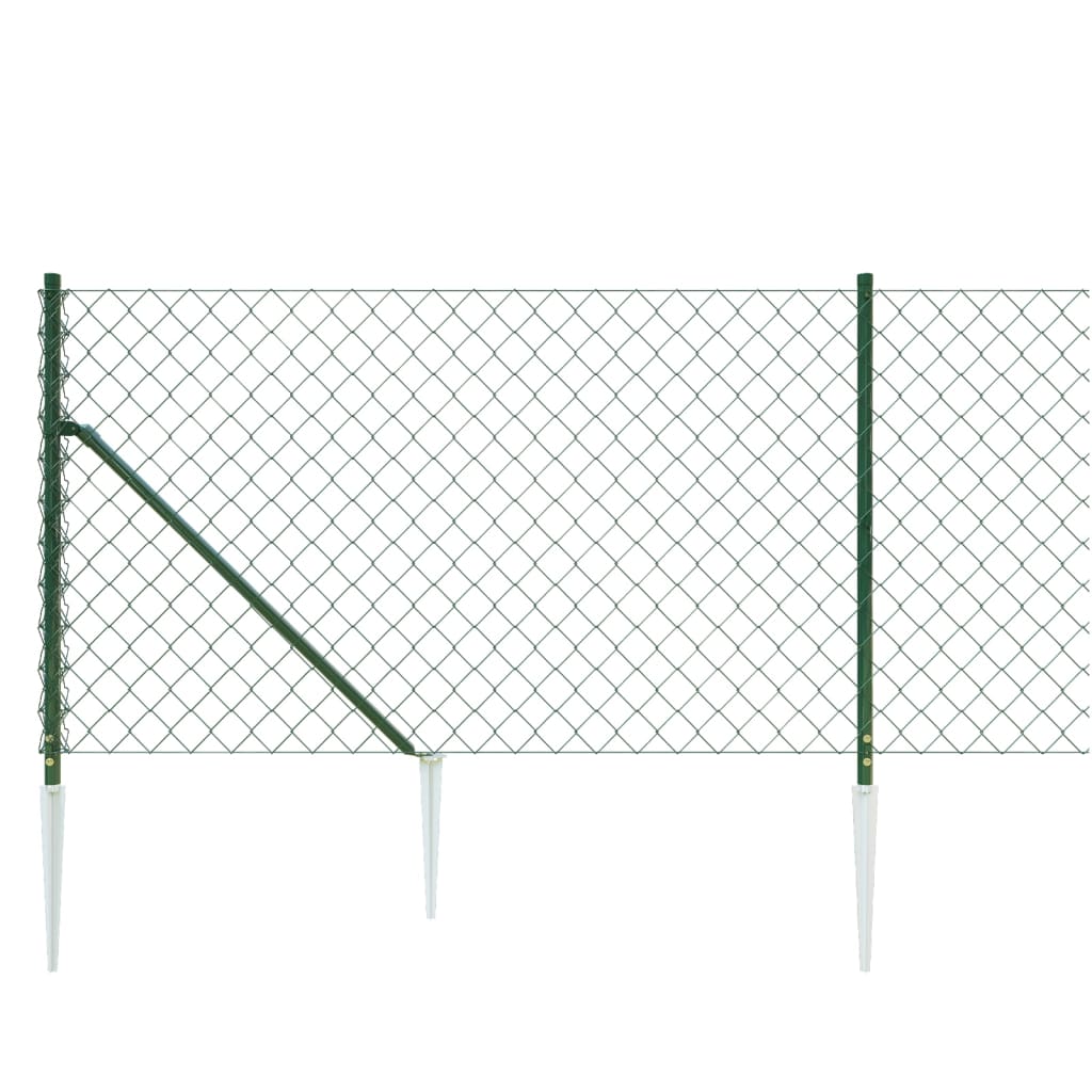 Cerca De Alambre Con Pinchos De Anclaje Verde 1x25 M / Vetonek_2