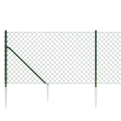 Cerca De Alambre Con Pinchos De Anclaje Verde 1x25 M / Vetonek_2