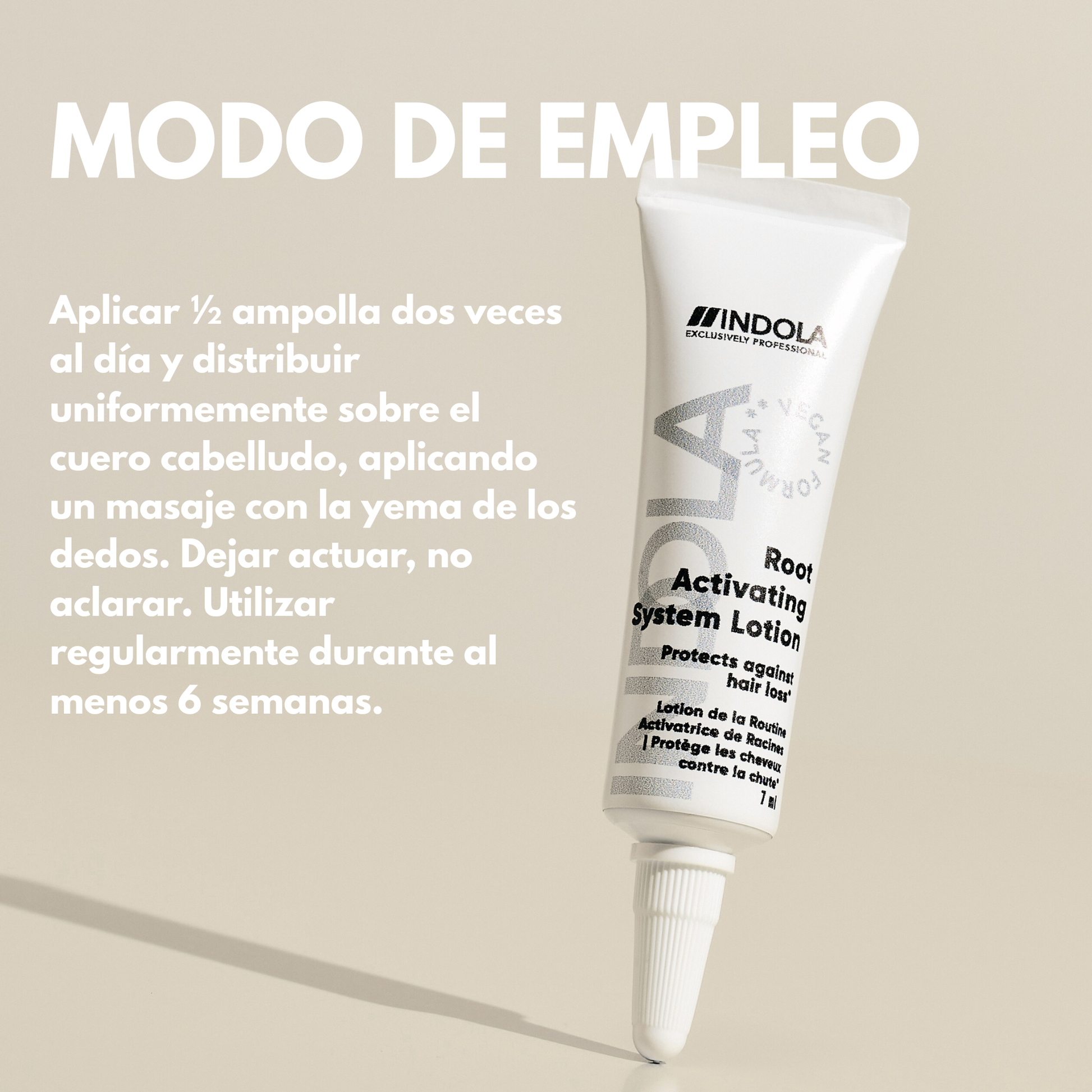 Indola Pack Anticaída Profesional Con Champú 300ml + 8 Ampollas Activadoras 7ml_4