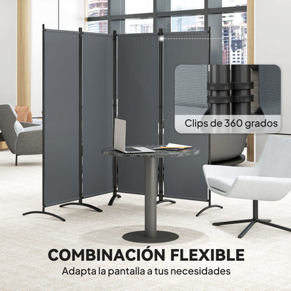 Outsunny Biombo Separador De Ambientes De 4 Paneles_4