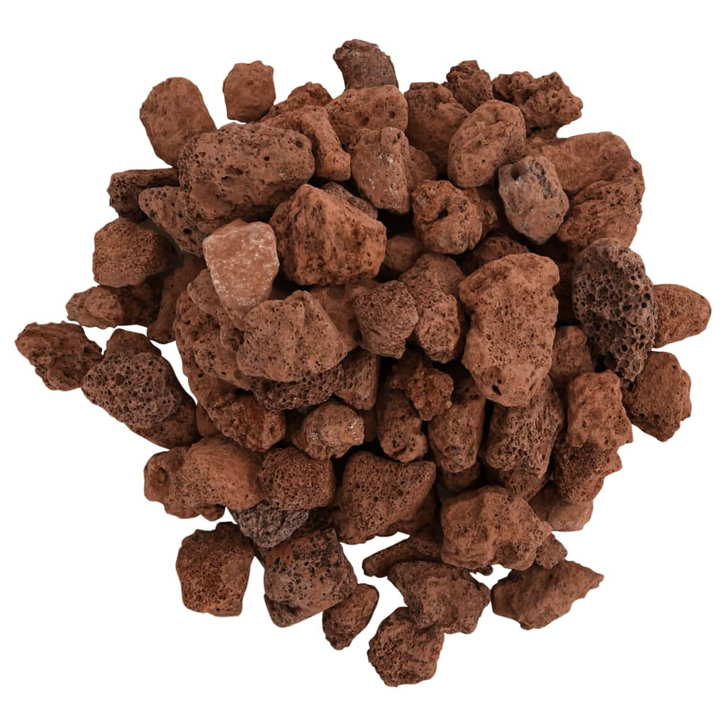 Vidaxl Rocas Volcánicas Rojas 10 Kg 1-2 Cm_2