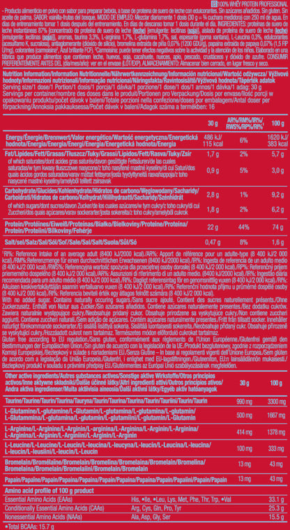 100% Whey Protein Professional - 500g - Vainilla Con Frutos Del Bosque - Proteina De Suero Whey - Scitec Nutrition_5