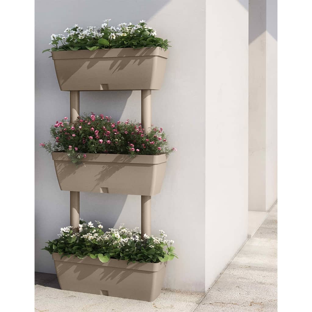 Jardineras 6 Unidades Gris Taupe 100 Cm_1